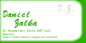daniel zalka business card
